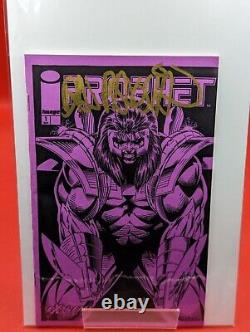 Dan Panosian Signed Prophet #1 Preview Purple Ashcan Image 1993 Rob Liefeld Nm