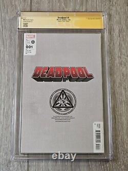 Deadpool #1 CGC SS 9.8 Signed Kaare Andrews Virgin Variant Wolverine Spiderman