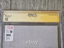 Deadpool #1 CGC SS 9.8 Signed Kaare Andrews Virgin Variant Wolverine Spiderman