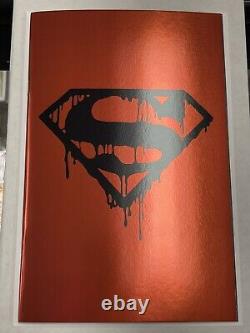 Death of Superman 30th Anniversary #1 Silver & Blue Foil #75 Red & Pink Foil Set