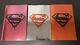 Death Of Superman 30th Anniversary Silver Foil, Superman 75 Red & Pink Foil Set