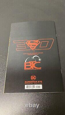 Death of Superman 30th Anniversary Silver Foil, Superman 75 Red & Pink Foil Set