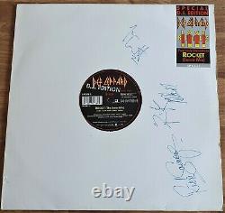 Def Leppard Love Bites 12 D. J. Edition Single Signed Autographed