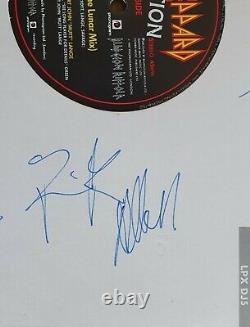 Def Leppard Love Bites 12 D. J. Edition Single Signed Autographed