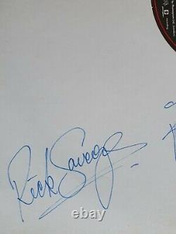 Def Leppard Love Bites 12 D. J. Edition Single Signed Autographed