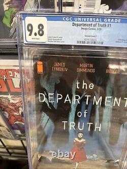 Department of Truth #1 1100 Variant CGC 9.8 SIKTC Homage