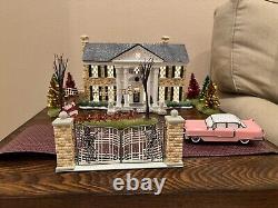 Dept 56 Elvis Presley's Graceland Special Edition Gift Set #55041 COMPLETE (vid)