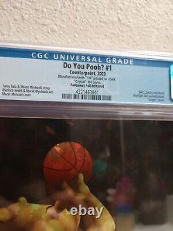 Do You Pooh Kobe Bryant Fadeaway 1/8 Crystal Fleck Chrome Variant 2023 Cgc 9.8