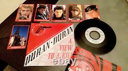 Duran Duran James Bond View To A Kill Grace Jones 45trs French Single Booklet