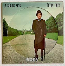 ELTON JOHN A Single Man- Ultra Rare USA Promo Picture Disc LP (Different Pic.)