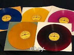 ELVIS PRESLEY Set of 5 SUN 78rpm REPROS colored vinyl 209, 210, 215, 217, 223