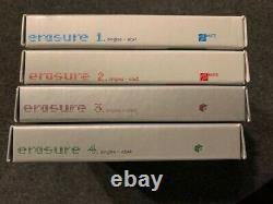 Erasure Singles 1, 2, 3, 4 LOT of FOUR BOX SETS 20 CDs MEGA RARE Import UK Mute