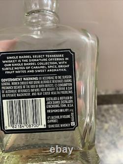 Eric Church Jack Daniels Single Barrel Etched 2019 Special Edition Empty Bottle