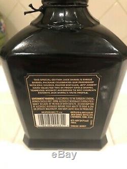 Eric Church Jack Daniels Single Barrel Select 2020 Special Edition EMPTY Bottle