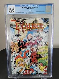 Excalibur Special Edition 1987 Cgc 9.6 Graded No Price Variant! Newsstand! Htf