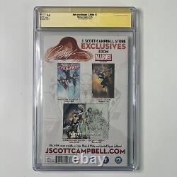 Extraordinary X-Men #1 J Scott Campbell Variant CGC SS 9.8 Signature JSC