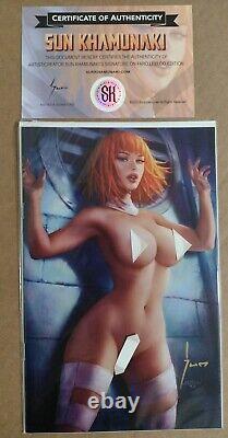 FARO'S LOUNGE LEELOO FIFTH ELEMENT SUN Khamunaki VIRGIN LTD EDITION NUDE withCOA