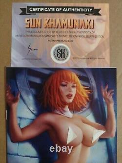 FARO'S LOUNGE LEELOO FIFTH ELEMENT SUN Khamunaki VIRGIN LTD EDITION NUDE withCOA