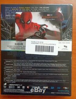 Filmarena Spider-Man Far From Home FAC E3 Single Lenti Steelbook 4K/2D/3D New