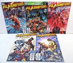 Flashpoint #1-5 + All Tie Ins Complete 87 Comics Set /See List/- DC Comics 2011