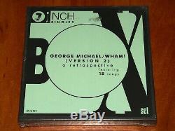 GEORGE MICHAEL WHAM VERSION 2 RETROSPECTIVE 7 VINYL SINGLES COLLECTOR'S BOX New