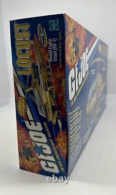 GI Joe Locust Assault Copter Locust XH-1 and Wild Bill Figure Special Edition