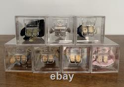 GUND Barton's Creek Wizard of Oz Bears in Acrylic Case COMPLETE SET of 7 RARE