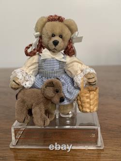 GUND Barton's Creek Wizard of Oz Bears in Acrylic Case COMPLETE SET of 7 RARE