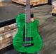 Godin A5 Metallica Special Edition 5-string Semi-acoustic Bass, Green With Gig Bag