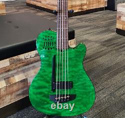 Godin A5 Metallica Special Edition 5-String Semi-Acoustic Bass, Green with Gig Bag