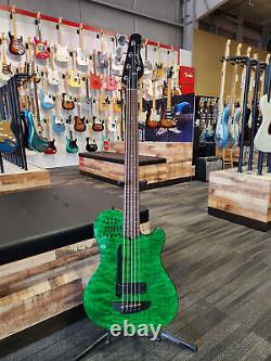 Godin A5 Metallica Special Edition 5-String Semi-Acoustic Bass, Green with Gig Bag