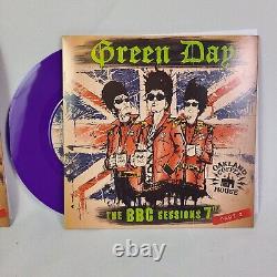 Green Day BBC Sessions And Hella Mega 45rpm Colored Vinyl 7 White Purple Yellow