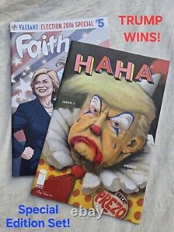 HAHA #1 TRUMP CLOWN VARIANT 2021 + Faith #5 Election 2016 Hillary