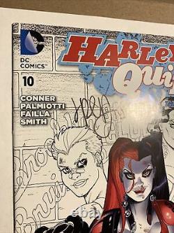 HARLEY QUINN #10 LBCC VARIANT. SKETCH COVER. 1000 Signed 2X CONNER & PALMIOTTI