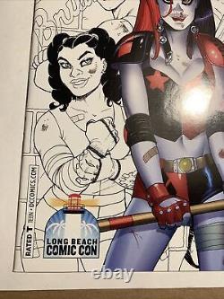 HARLEY QUINN #10 LBCC VARIANT. SKETCH COVER. 1000 Signed 2X CONNER & PALMIOTTI