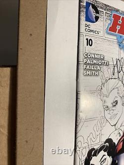 HARLEY QUINN #10 LBCC VARIANT. SKETCH COVER. 1000 Signed 2X CONNER & PALMIOTTI
