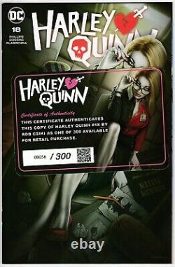 HARLEY QUINN #18 (Vol. 4 2022) Rob Csiki Variant! Exclusive Limited to 300 COA