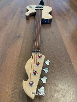 Handmade Fretless 4-string Single-cut Bass (Free Custom Artwork Design Options)