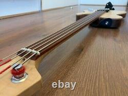 Handmade Fretless 4-string Single-cut Bass (Free Custom Artwork Design Options)