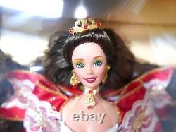 Happy Holidays Special Edition 1997 Barbie Doll 1st Brunette Holiday Barbie
