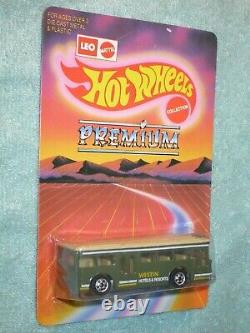 Hot Wheels LEO India 3292 Westin Single Deck Bus green, unpunched card