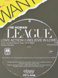 Human League Don't You Want Me (special Extended Dance Mix)/love Action Nu 12