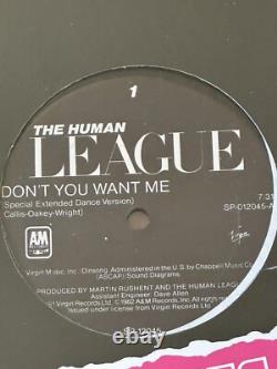 Human League Don't You Want Me (special Extended Dance Mix)/love Action Nu 12