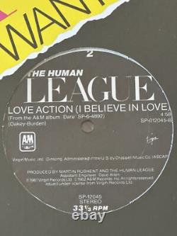 Human League Don't You Want Me (special Extended Dance Mix)/love Action Nu 12