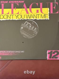 Human League Don't You Want Me (special Extended Dance Mix)/love Action Nu 12
