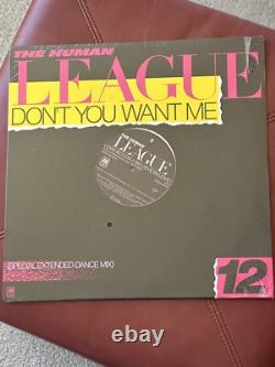 Human League Don't You Want Me (special Extended Dance Mix)/love Action Nu 12
