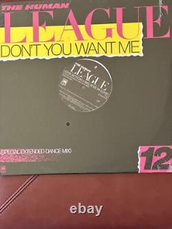 Human League Don't You Want Me (special Extended Dance Mix)/love Action Nu 12