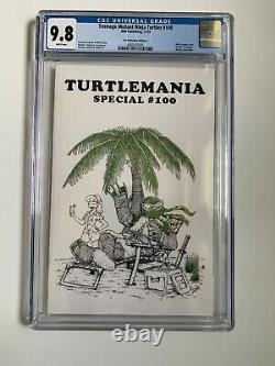 IDW TMNT Turtlemania Special #100 CGC 9.8 Mike Vasquez Fellowship Edition