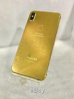 Iphone Xs Max 256gb 24kt Gold Special Edition / Single Sim / Space 