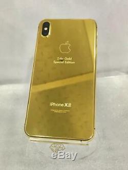 IPhone XS Max 256GB 24kt Gold Special Edition / Single Sim / Space Gray